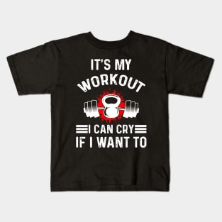 Funny Workout Design Motivational Gym Saying For Fit Men And Women Kids T-Shirt